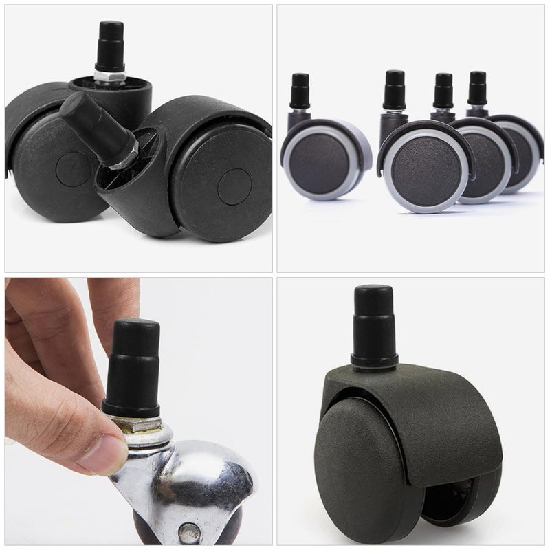 30 Pcs 19x32mm Chair Leg Mounting Socket Sleeve Inserts for Furniture Casters Industrial Replacement Parts - Image 5